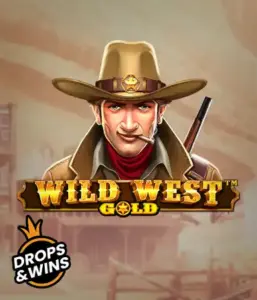  Изображение игрового автомата "Wild West Gold" от Pragmatic Play, изображающее мужчину в шляпе шерифа с винтовкой. На заднем плане виднеется деревенская улица на Диком Западе. Отлично подойдёт для ценителей вестернов и игр на тему Дикого Запада. Этот слот обещает захватывающие приключения и возможность выигрышей.